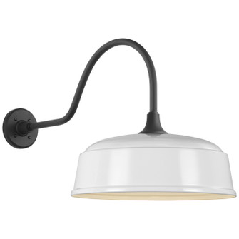 Academy Barn Light LED Barn Light in Matte Black (268|TOB 2802MBK/S7-WHT)