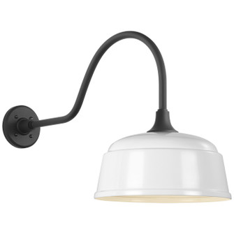 Academy Barn Light LED Barn Light in Matte Black (268|TOB 2802MBK/S6-WHT)