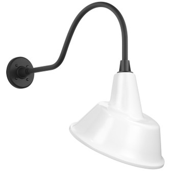Academy Barn Light LED Barn Light in Matte Black (268|TOB 2802MBK/S3-WHT)