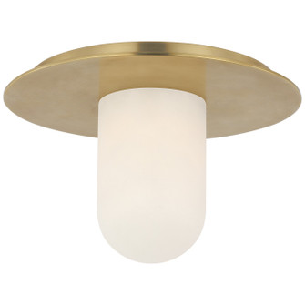 Fosse LED Flush Mount in Antique-Burnished Brass (268|KW 4006AB-ALB)