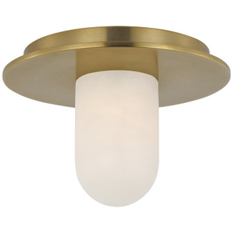 Fosse LED Flush Mount in Antique-Burnished Brass (268|KW 4005AB-ALB)