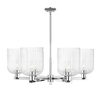 Arcadia Six Light Chandelier in Polished Chrome (405|716-6CR-PC-G559-8SDY)