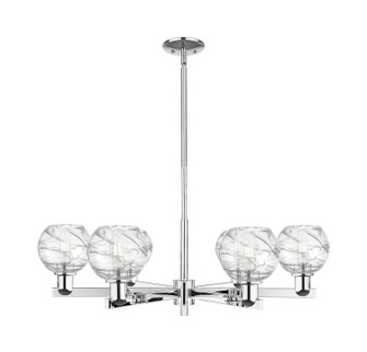 Arcadia Six Light Chandelier in Polished Chrome (405|716-6CR-PC-G1213-6CL)