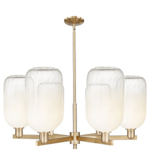 Arcadia Six Light Chandelier in Champagne Bronze (405|716-6CR-CB-G482-7OP)