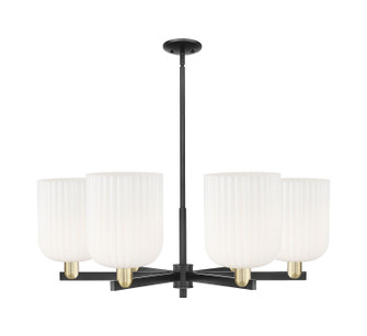 Arcadia Six Light Chandelier in Black Antique Brass (405|716-6CR-BAB-G559-8GWH)