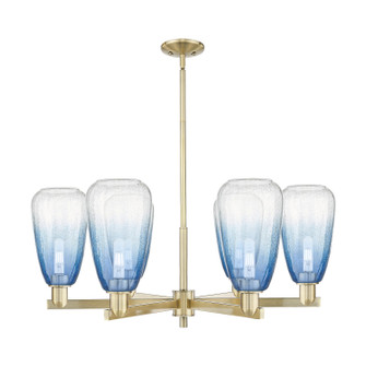 Arcadia Six Light Chandelier in Antique Brass (405|716-6CR-AB-G480-6SB)