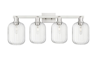 Arcadia Four Light Bath Vanity in Brushed Satin Nickel (405|716-4W-SN-G460-7CL)
