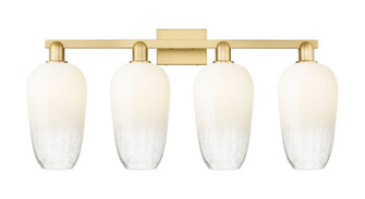 Arcadia Four Light Bath Vanity in Satin Gold (405|716-4W-SG-G484-7OP)