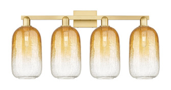 Arcadia Four Light Bath Vanity in Satin Gold (405|716-4W-SG-G482-7AM)