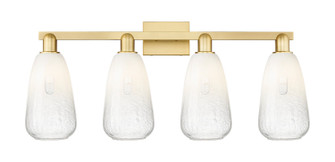 Arcadia Four Light Bath Vanity in Satin Gold (405|716-4W-SG-G480-6OP)