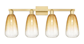 Arcadia Four Light Bath Vanity in Satin Gold (405|716-4W-SG-G480-6AM)