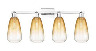 Arcadia Four Light Bath Vanity in Polished Chrome (405|716-4W-PC-G480-6AM)