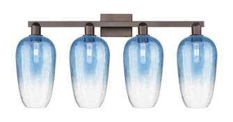 Arcadia Four Light Bath Vanity in Oil Rubbed Bronze (405|716-4W-OB-G484-7SB)