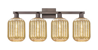 Arcadia Four Light Bath Vanity in Oil Rubbed Bronze (405|716-4W-OB-G460-7ME)