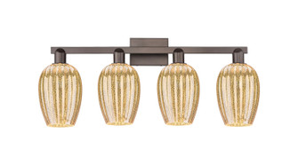 Arcadia Four Light Bath Vanity in Oil Rubbed Bronze (405|716-4W-OB-G457-6ME)