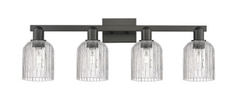 Arcadia Four Light Bath Vanity in Matte Black (405|716-4W-BK-G559-5CL)