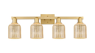 Arcadia Four Light Bath Vanity in Brushed Brass (405|716-4W-BB-G559-5ME)