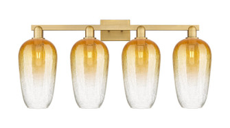 Arcadia Four Light Bath Vanity in Brushed Brass (405|716-4W-BB-G484-7AM)