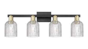 Arcadia Four Light Bath Vanity in Black Antique Brass (405|716-4W-BAB-G559-5CL)