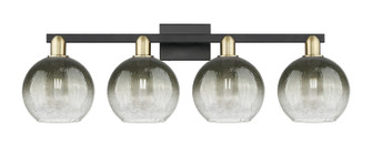 Arcadia Four Light Bath Vanity in Black Antique Brass (405|716-4W-BAB-G483-8SL)