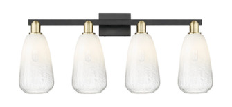 Arcadia Four Light Bath Vanity in Black Antique Brass (405|716-4W-BAB-G480-6OP)