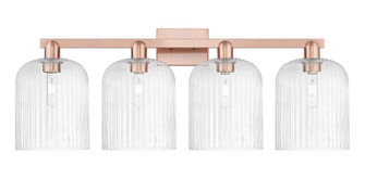 Arcadia Four Light Bath Vanity in Antique Copper (405|716-4W-AC-G559-8SDY)