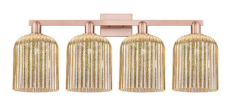 Arcadia Four Light Bath Vanity in Antique Copper (405|716-4W-AC-G559-8ME)