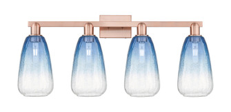 Arcadia Four Light Bath Vanity in Antique Copper (405|716-4W-AC-G480-6SB)