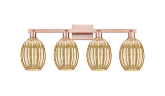 Arcadia Four Light Bath Vanity in Antique Copper (405|716-4W-AC-G459-6ME)