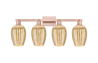 Arcadia Four Light Bath Vanity in Antique Copper (405|716-4W-AC-G457-6ME)