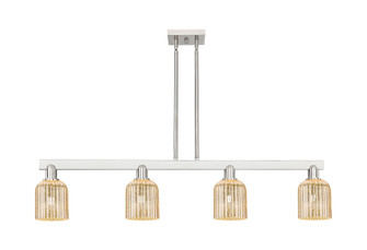 Arcadia Four Light Island Pendant in Brushed Satin Nickel (405|716-4I-SN-G559-5ME)