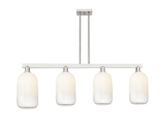 Arcadia Four Light Island Pendant in Brushed Satin Nickel (405|716-4I-SN-G482-7OP)