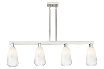 Arcadia Four Light Island Pendant in Brushed Satin Nickel (405|716-4I-SN-G480-6OP)