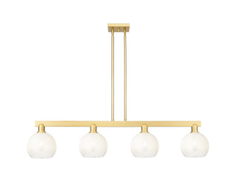 Arcadia Four Light Island Pendant in Satin Gold (405|716-4I-SG-G483-8OP)