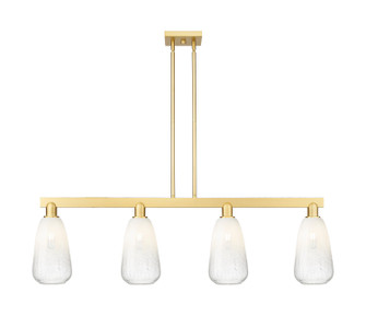 Arcadia Four Light Island Pendant in Satin Gold (405|716-4I-SG-G480-6OP)