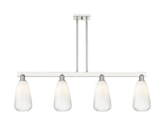 Arcadia Four Light Island Pendant in Polished Nickel (405|716-4I-PN-G480-6OP)