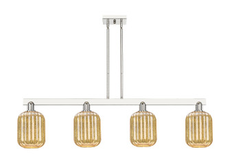 Arcadia Four Light Island Pendant in Polished Nickel (405|716-4I-PN-G460-7ME)