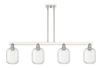 Arcadia Four Light Island Pendant in Polished Nickel (405|716-4I-PN-G460-7CL)