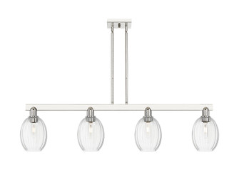 Arcadia Four Light Island Pendant in Polished Nickel (405|716-4I-PN-G459-6CL)