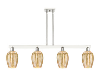 Arcadia Four Light Island Pendant in Polished Nickel (405|716-4I-PN-G457-6ME)