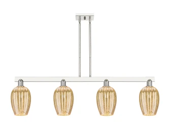 Arcadia Four Light Island Pendant in Polished Nickel (405|716-4I-PN-G457-6ME)