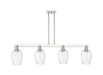 Arcadia Four Light Island Pendant in Polished Nickel (405|716-4I-PN-G457-6CL)