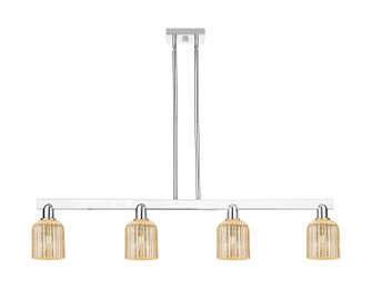 Arcadia Four Light Island Pendant in Polished Chrome (405|716-4I-PC-G559-5ME)