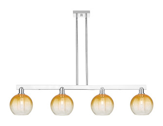 Arcadia Four Light Island Pendant in Polished Chrome (405|716-4I-PC-G483-8AM)