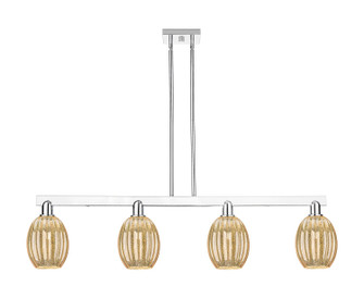 Arcadia Four Light Island Pendant in Polished Chrome (405|716-4I-PC-G459-6ME)