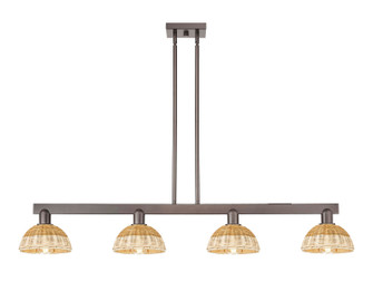 Arcadia Four Light Island Pendant in Oil Rubbed Bronze (405|716-4I-OB-NBD2-75-NAT)
