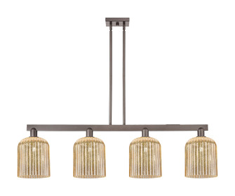 Arcadia Four Light Island Pendant in Oil Rubbed Bronze (405|716-4I-OB-G559-8ME)