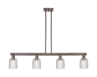 Arcadia Four Light Island Pendant in Oil Rubbed Bronze (405|716-4I-OB-G559-5CL)