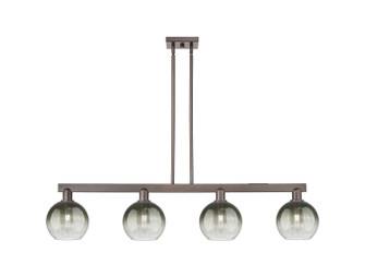 Arcadia Four Light Island Pendant in Oil Rubbed Bronze (405|716-4I-OB-G483-8SL)