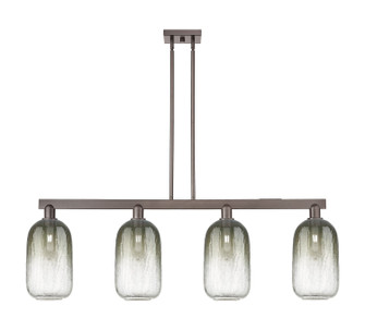 Arcadia Four Light Island Pendant in Oil Rubbed Bronze (405|716-4I-OB-G482-7SL)